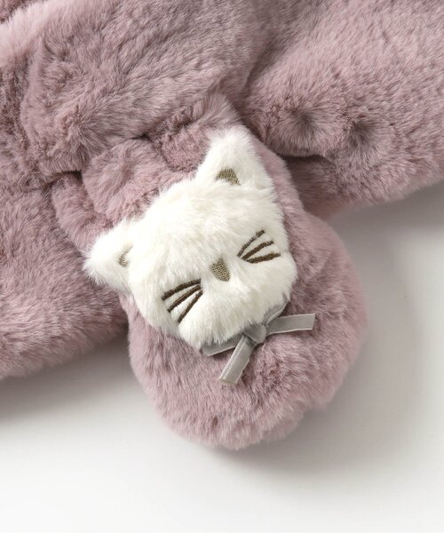 apres les cours（アプレレクール）の「バラエティモチーフマフラー（マフラー・キッズ・ラベンダー/アイボリー/サーモンピンク・120）」の17枚目の写真