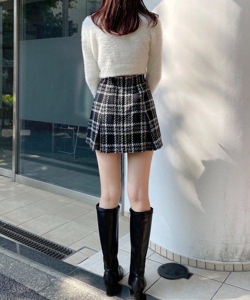 NOMAE(ノーマエ)の「ビジューシャギーカーデ(カーディガン/ボレロ・レディース・ブラック/ベージュ/グレー/ホワイト・FREE)」の11枚目の写真