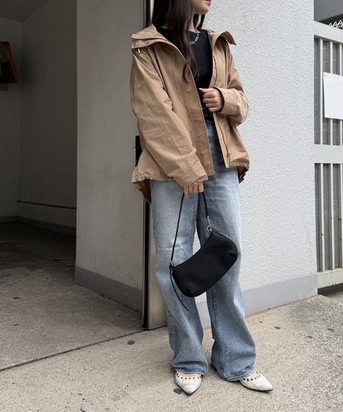 ikka(イッカ)の「撥水ライナー付き3WAYマウンテンパーカー(マウンテンパーカー・レディース・ベージュ/ダークグリーン/ネイビー・M/L/S)」の7枚目の写真