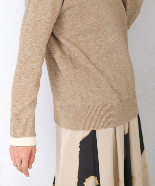 Bou Jeloud（ブージュルード）の「バイカラータートルプルオーバー（ニット/セーター・レディース・ブラック/オレンジ/ベージュ・FREE）」の10枚目の写真