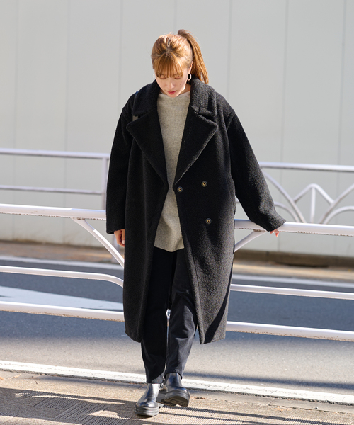 FRAMeWORK（フレームワーク）の「WOOLブレンドボアコート（ブルゾン