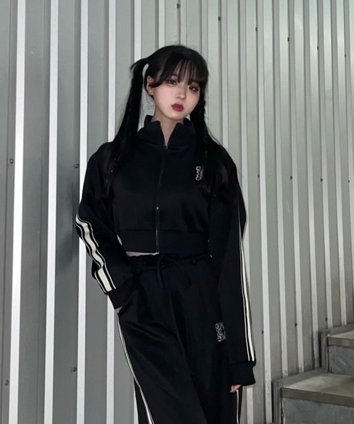 【レディース】BLACK SHEEP LIBERTY ジャージ 楽天市場】魔法 ジャージジャケット BK 長袖 原宿 韓国 原宿系