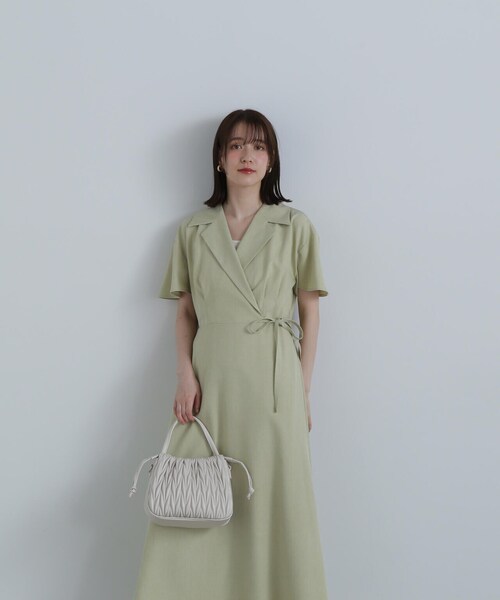 N.(N. Natural Beauty Basic)(エヌエヌナチュラルビューティーベーシック)の「◆キルティング巾着ショルダーバッグ(ショルダーバッグ・レディース・ブラック/ホワイト・フリ-)」の21枚目の写真