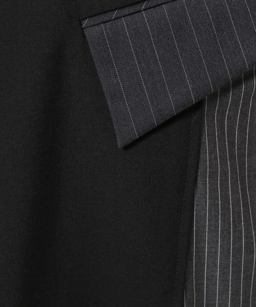 Anui(アニュイ)の「【UNISEX/2サイズ展開】サイドストライプハーフスラックス(スラックス・レディース・グレー/ブラック・MEDIUM/SMALL)」の5枚目の写真