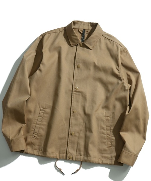 HALHAM（ハルハム）の「ツイルコーチジャケット【IR】（カバーオール・メンズ・ブラック/ネイビー/ベージュ・M/L/XL）」の2枚目の写真