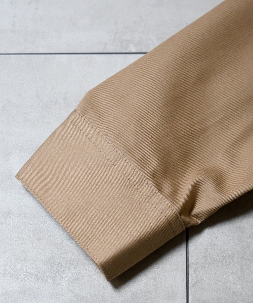 HALHAM（ハルハム）の「ツイルコーチジャケット【IR】（カバーオール・メンズ・ブラック/ネイビー/ベージュ・M/L/XL）」の8枚目の写真