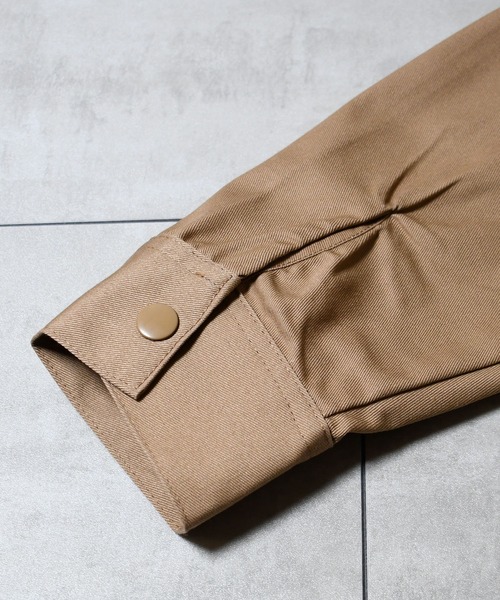 HALHAM（ハルハム）の「ツイルコーチジャケット【IR】（カバーオール・メンズ・ブラック/ネイビー/ベージュ・M/L/XL）」の9枚目の写真