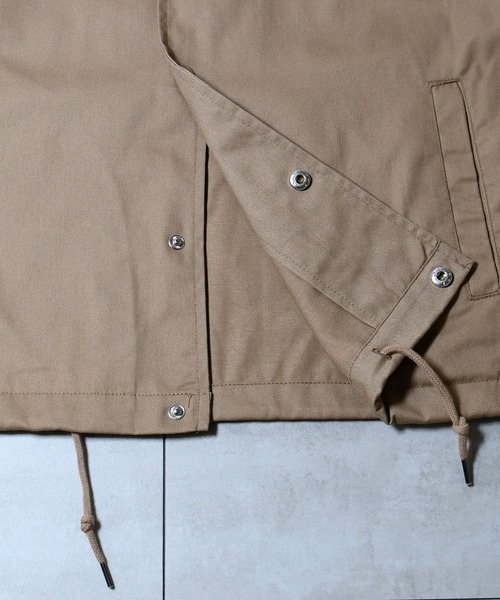 HALHAM（ハルハム）の「ツイルコーチジャケット【IR】（カバーオール・メンズ・ブラック/ネイビー/ベージュ・M/L/XL）」の12枚目の写真