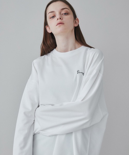 LUCY(ルーシー)の「LUCY/AIRFUNCTION シンプルロゴロンT(Tシャツ/カットソー・メンズ・ホワイト/ホワイト系その他/ブラック/ブルー/ブラック系その他・MEDIUM/LARGE)」の2枚目の写真