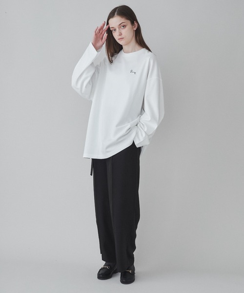 LUCY(ルーシー)の「LUCY/AIRFUNCTION シンプルロゴロンT(Tシャツ/カットソー・メンズ・ホワイト/ホワイト系その他/ブラック/ブルー/ブラック系その他・MEDIUM/LARGE)」の6枚目の写真