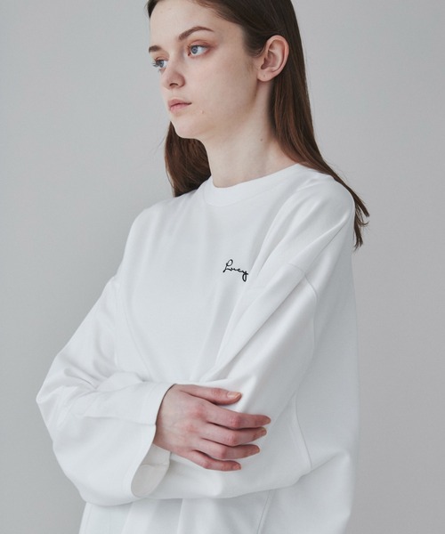 LUCY(ルーシー)の「LUCY/AIRFUNCTION シンプルロゴロンT(Tシャツ/カットソー・メンズ・ホワイト/ホワイト系その他/ブラック/ブルー/ブラック系その他・MEDIUM/LARGE)」の9枚目の写真