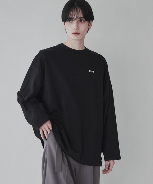 LUCY(ルーシー)の「LUCY/AIRFUNCTION シンプルロゴロンT(Tシャツ/カットソー・メンズ・ホワイト/ホワイト系その他/ブラック/ブルー/ブラック系その他・MEDIUM/LARGE)」の16枚目の写真