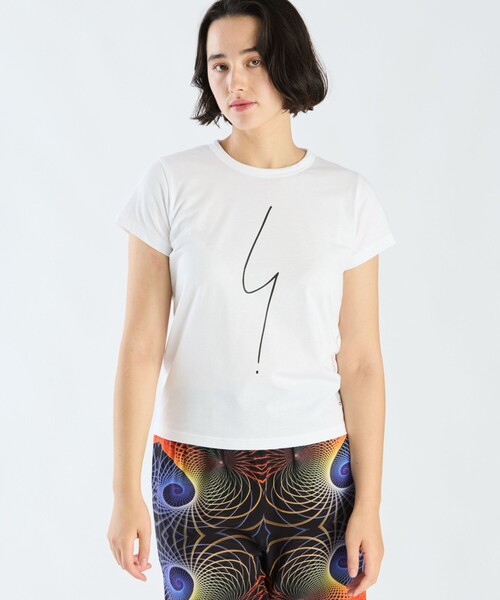agnes b.(アニエスベー)の「アイコニック コットン 半袖 Tシャツ "Point d'ironie"(Tシャツ/カットソー・レディース・ホワイト・1/2/3)」の3枚目の写真