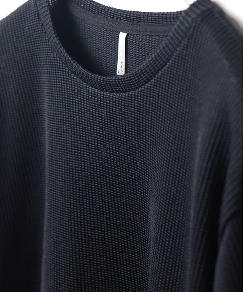 B.I.D.（ビーアイディー）の「《ロングスリーブクルーネックリブ編みニットソー（ニット/セーター・メンズ・ブラック/ネイビー/モスグリーン/ホワイト・MEDIUM/LARGE）」の8枚目の写真