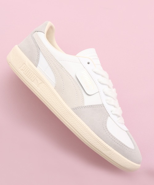 PUMA（プーマ）の「PUMA PALERMO LTH / プーマ パレルモ レザー（スニーカー・メンズ・ブラック/ホワイト系その他/ホワイト・27.5cm/26.5cm/29.0cm/24.0cm/23.5cm/23.0cm/22.5cm/28.0cm/27.0cm/26.0cm/25.0cm/25.5cm/24.5cm/30.0cm/28.5cm）」の2枚目の写真