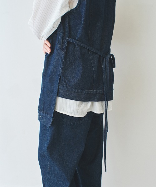 soduk（スドーク）の「wave denim vest（ベスト・レディース・インディゴブルー/ブルー・FREE）」の19枚目の写真