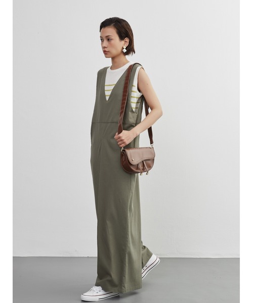 20aw オーバーオール風 パンツ セール】On One's Own INを変えるだけで年中使えるサロペット