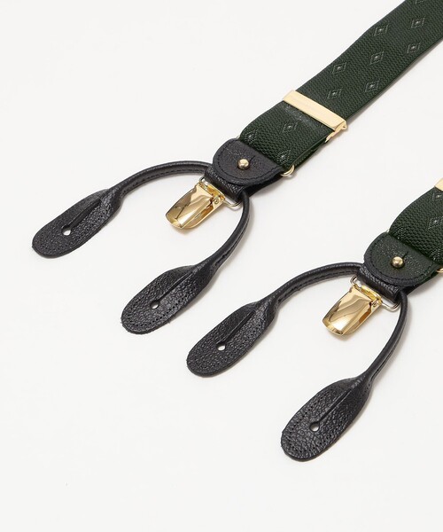 albert thurston（アルバートサーストン）の「ALBERT THURSTON:1606 10TH  サスペンダー（サスペンダー・メンズ・ブラック/オリーブ・ONE SIZE）」の4枚目の写真