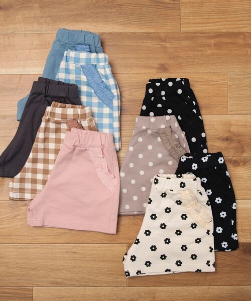 DRC branshes(ディーアールシーブランシェス)の「【WEB限定/DRC/お肌に嬉しい綿100%】ポケットフリルカットソーショートパンツ(その他パンツ・キッズ・チャコールグレー/その他4/ブルーグレー/その他6/その他2/その他1/その他3/その他5/ピンク・130/110/120/140/150/100/90)」の19枚目の写真