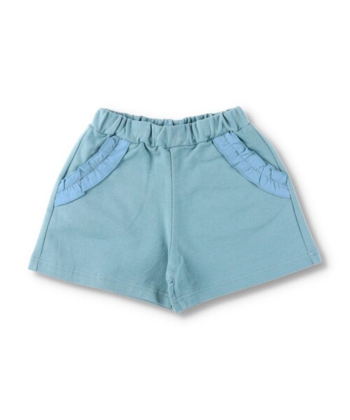 DRC branshes(ディーアールシーブランシェス)の「【WEB限定/DRC/お肌に嬉しい綿100%】ポケットフリルカットソーショートパンツ(その他パンツ・キッズ・チャコールグレー/その他4/ブルーグレー/その他6/その他2/その他1/その他3/その他5/ピンク・130/110/120/140/150/100/90)」の3枚目の写真