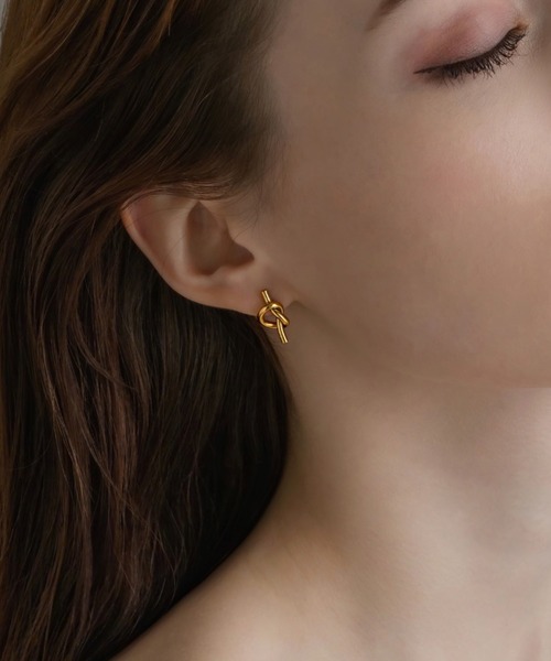 PIERCE/KNOT WIRE（ピアス（両耳用））｜muku（ムク）の