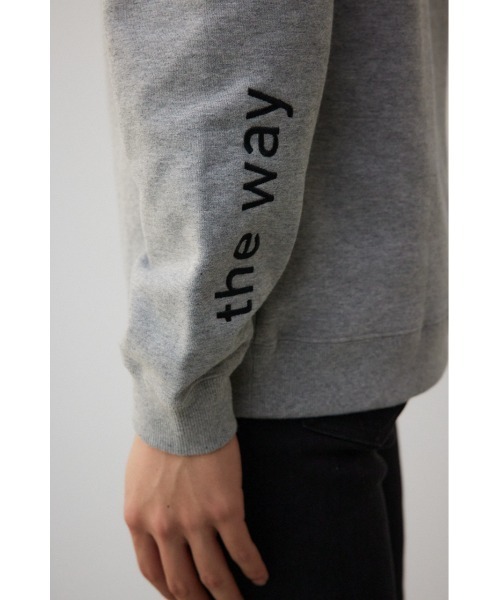 AZUL by moussy(アズールバイマウジー)の「Just the way you are プルオーバー(スウェット・メンズ・ブラック/杢グレー・FREE)」の6枚目の写真