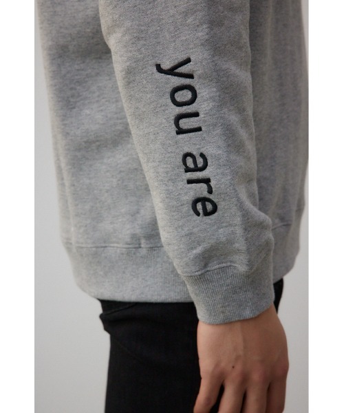 AZUL by moussy(アズールバイマウジー)の「Just the way you are プルオーバー(スウェット・メンズ・ブラック/杢グレー・FREE)」の7枚目の写真