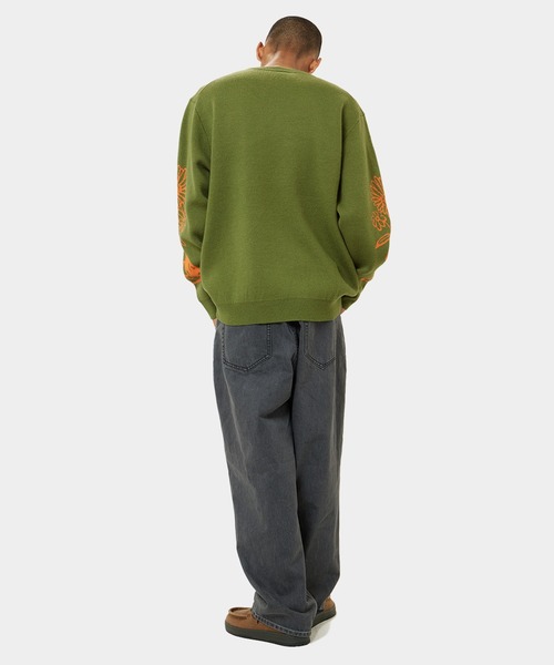 HUF（ハフ）の「TT HALLOWS SWEATER / HUF ニット セーター（ニット/セーター・メンズ・グリーン系その他/ベージュ系その他・SMALL/MEDIUM/LARGE/X-LARGE/XX-LARGE）」の8枚目の写真