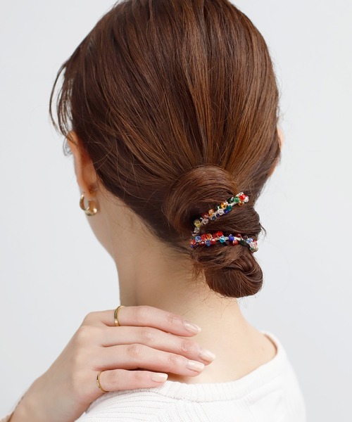 ANEMONE（アネモネ）の「マルチカラービーズシュシュ（シュシュ・レディース・マルチ・FREE）」の5枚目の写真