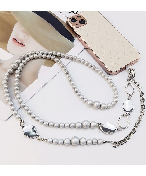セール】スマホショルダーストラップクリアホルダー