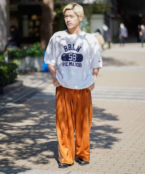 Champion(チャンピオン)の「【Champion / チャンピオン】REVERSE WEAVE HALF SLEEVE SWEAT(スウェット・メンズ・グレー/ネイビー/ホワイト・MEDIUM/LARGE/X-LARGE)」の10枚目の写真