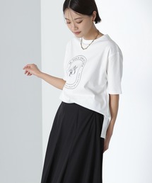 NATURAL BEAUTY BASIC | ◇サークルロゴボクシーTシャツ(Tシャツ/カットソー)