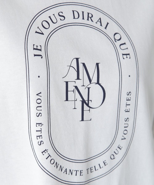 NATURAL BEAUTY BASIC(ナチュラルビューティーベーシック)の「◇サークルロゴボクシーTシャツ(Tシャツ/カットソー・レディース・ライトグリーン/チャコールグレー/オフホワイト・FREE)」の17枚目の写真