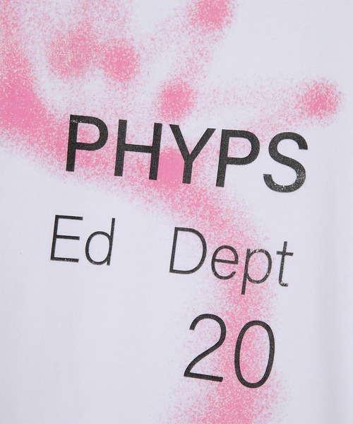 PHYPS（フィジカルエデュケーションデパートメント）の「PHYPS スプレー ビッグ ストロベリー SS（Tシャツ/カットソー・メンズ・ピンク/ブルー・L/M/S）」の11枚目の写真