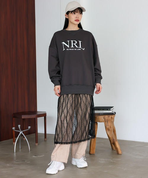 VitaFelice（ヴィータフェリーチェ）の「チュールレース 巻きスカート シアースカート レースラップスカート（スカート・レディース・ブラック/アイボリー・FREE）」の14枚目の写真