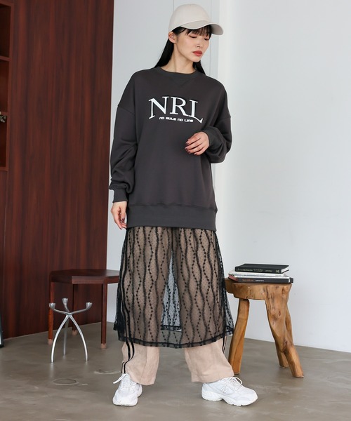 VitaFelice（ヴィータフェリーチェ）の「チュールレース 巻きスカート シアースカート レースラップスカート（スカート・レディース・ブラック/アイボリー・FREE）」の18枚目の写真