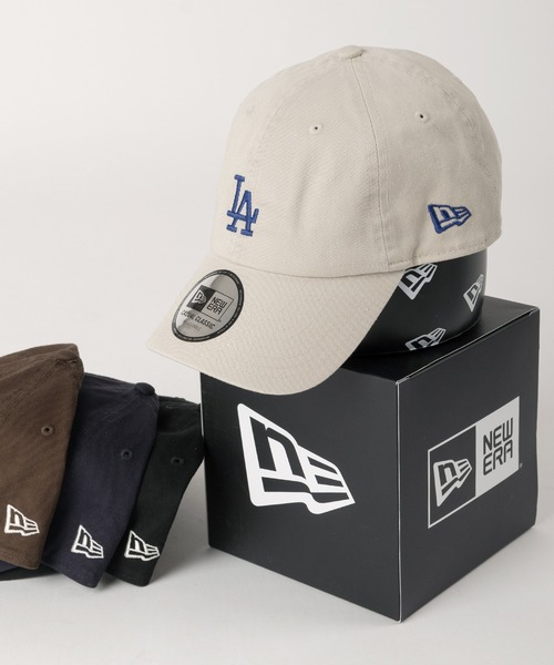 NEW ERA（ニューエラ）の「【NEW ERA/ニューエラ】カジュアルクラシック 「MLB Casual Classic 」シリーズ ミッドロゴ刺繍 キャップ/24SS（キャップ・メンズ・ブラック/ネイビー/サンドグレー/ブラック系その他/ダークカーキ/サンドベージュ/ベージュ/ブラウン・FREE）」の4枚目の写真