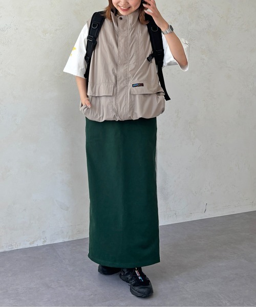 CPCM（シーピーシーエム）の「サイドラインポンチスカート（スカート・レディース・ブラック/グレー/グリーン/マスタード・MEDIUM/MT）」の9枚目の写真