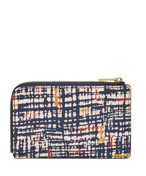フォッシル カード入れ レディース PVC ブルーSWL2893403