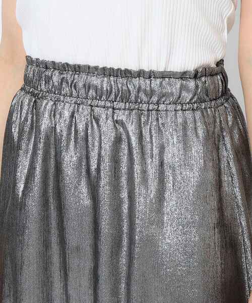 Cutie Blonde（キューティーブロンド）の「◆キラキラ箔プリント ティアードスカート（スカート・レディース・シルバー系その他/ピンク系/シルバー・00）」の20枚目の写真