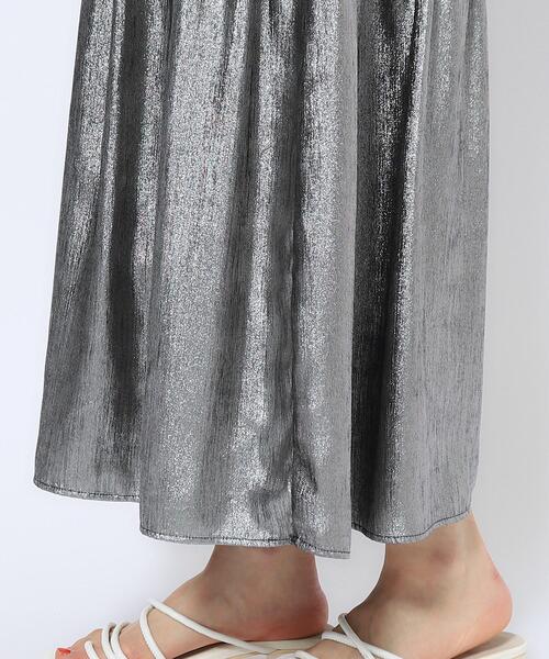 Cutie Blonde（キューティーブロンド）の「◆キラキラ箔プリント ティアードスカート（スカート・レディース・シルバー系その他/ピンク系/シルバー・00）」の21枚目の写真