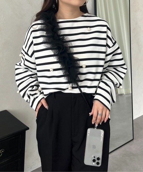 prose verse（プロズヴェール）の「チュールフリルスマホストラップ（スマホグッズ・レディース・アイボリー/グレー/ブラック・ﾌﾘ-）」の13枚目の写真