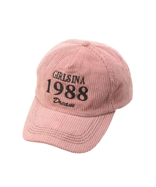 jouetie（ジュエティ）の「コーデュロイロゴキャップ（キャップ・レディース・レッド/グリーン/ピンク・FREE）」の4枚目の写真