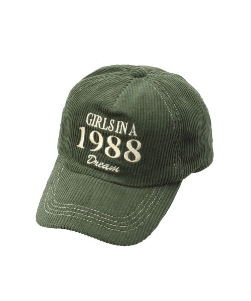 jouetie（ジュエティ）の「コーデュロイロゴキャップ（キャップ・レディース・レッド/グリーン/ピンク・FREE）」の5枚目の写真