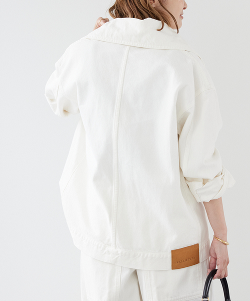 Deuxieme Classe（ドゥーズィエムクラス）の「【KALLMEYER/カルメイヤー】ELLIOTT CHORE ジャケット（デニムジャケット・レディース・ホワイト・36）」の5枚目の写真