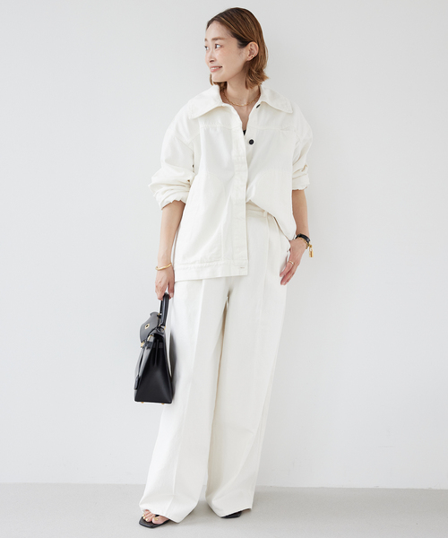 Deuxieme Classe（ドゥーズィエムクラス）の「【KALLMEYER/カルメイヤー】ELLIOTT CHORE ジャケット（デニムジャケット・レディース・ホワイト・36）」の6枚目の写真