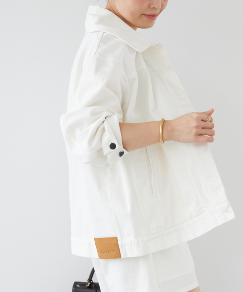 Deuxieme Classe（ドゥーズィエムクラス）の「【KALLMEYER/カルメイヤー】ELLIOTT CHORE ジャケット（デニムジャケット・レディース・ホワイト・36）」の10枚目の写真