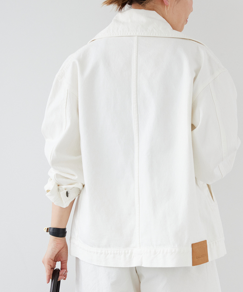 Deuxieme Classe（ドゥーズィエムクラス）の「【KALLMEYER/カルメイヤー】ELLIOTT CHORE ジャケット（デニムジャケット・レディース・ホワイト・36）」の11枚目の写真