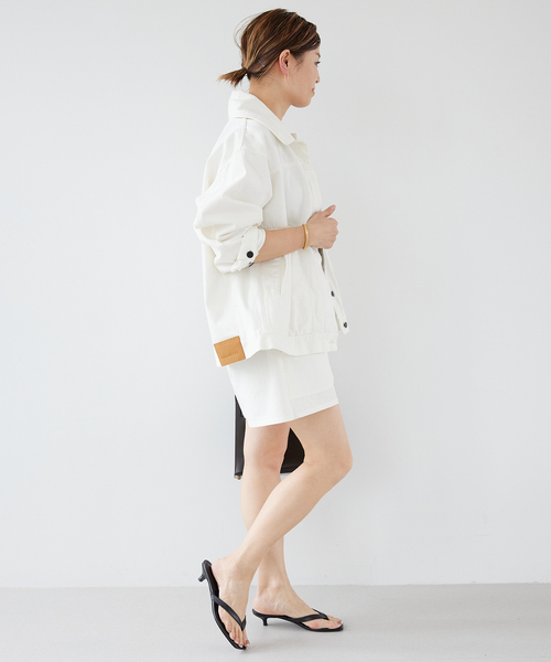 Deuxieme Classe（ドゥーズィエムクラス）の「【KALLMEYER/カルメイヤー】ELLIOTT CHORE ジャケット（デニムジャケット・レディース・ホワイト・36）」の13枚目の写真