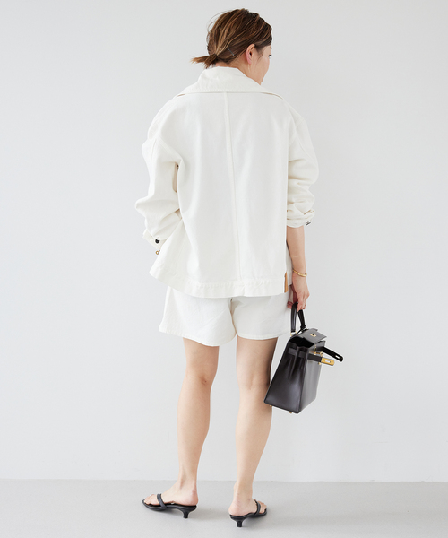 Deuxieme Classe（ドゥーズィエムクラス）の「【KALLMEYER/カルメイヤー】ELLIOTT CHORE ジャケット（デニムジャケット・レディース・ホワイト・36）」の14枚目の写真